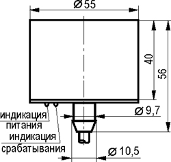 Габариты ISB DF10A-31N-25-LZ